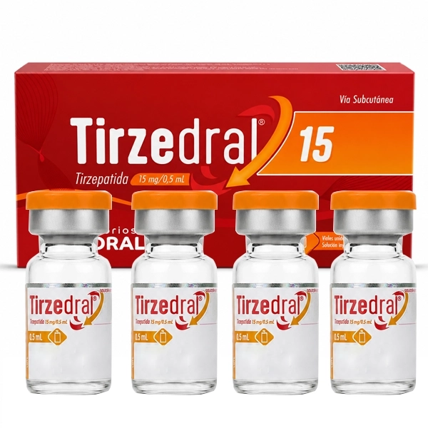TIRZEDRAL 15MG LACRADA | 04 AMPOLAS