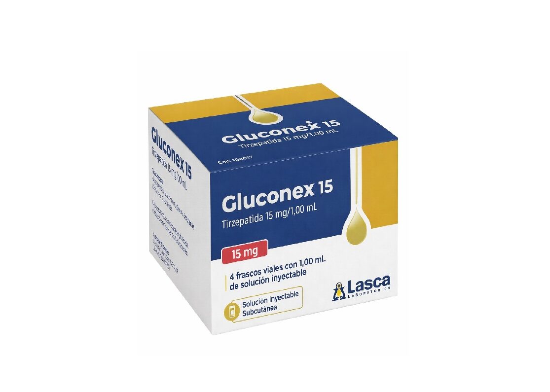 GLUCOMEX 15 MG LACRADA | 04 AMPOLAS